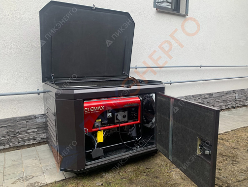Подключение бензинового генератора Elemax SH7600EX уличного исполнения - Изображение 3