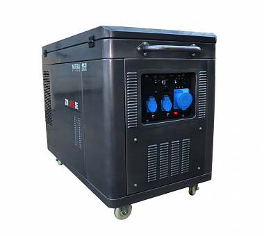 Бензиновый генератор MITSUI POWER ECO ZM 12500 SE в кожухе с АВР