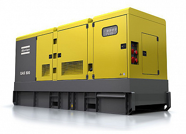 Дизельный генератор Atlas Copco QAS 500 Scania в кожухе Дизельный генератор Atlas Copco QAS 500 Scania в кожухе