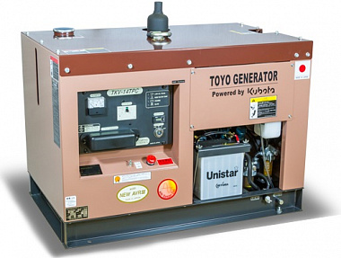 Дизельный генератор Toyo TKV-14TPC в кожухе