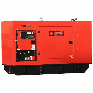Дизельный генератор EUROPOWER EPS 100 TDE в кожухе