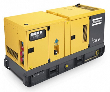 Дизельный генератор Atlas Copco QAS 80 в кожухе