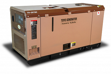 Дизельный генератор Toyo TG-28TBS в кожухе