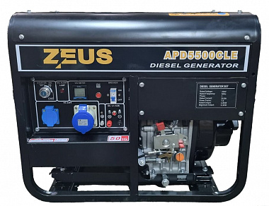 Дизельный генератор ZEUS APD5500CLE Дизельный генератор ZEUS APD5500CLE