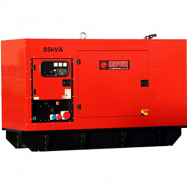Дизельный генератор EUROPOWER EPS 85 TDE в кожухе Дизельный генератор EUROPOWER EPS 85 TDE в кожухе