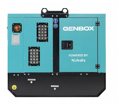 Дизельный генератор Genbox KBT16T-S в кожухе