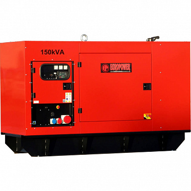 Дизельный генератор EUROPOWER EPS 150 TDE в кожухе