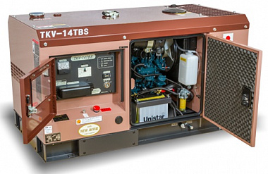 Дизельный генератор Toyo TKV-14TBS в кожухе с АВР - Фото 8