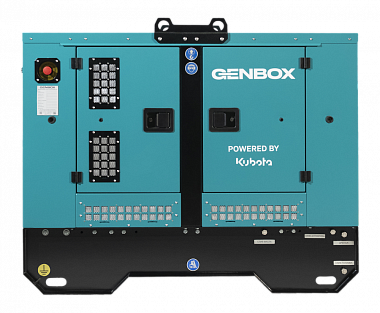 Дизельный генератор Genbox KBT11M-S в кожухе