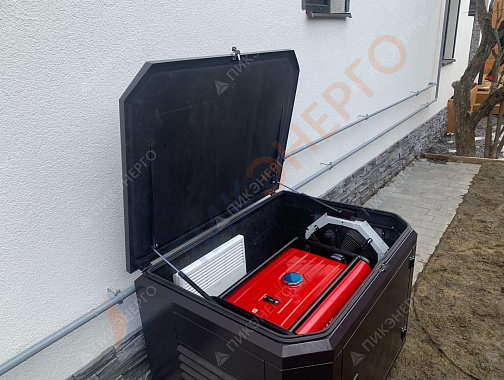 Подключение бензинового генератора Elemax SH7600EX уличного исполнения - Изображение 2