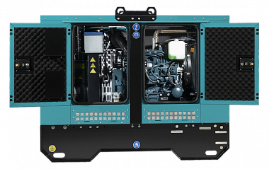 Дизельный генератор Genbox KBT11M-S в кожухе - Фото 3