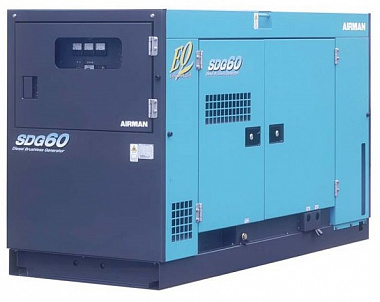 Дизельный генератор Airman SDG60S в кожухе