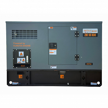 Дизельный генератор MITSUI POWER ECO ZM 18 KDE в кожухе